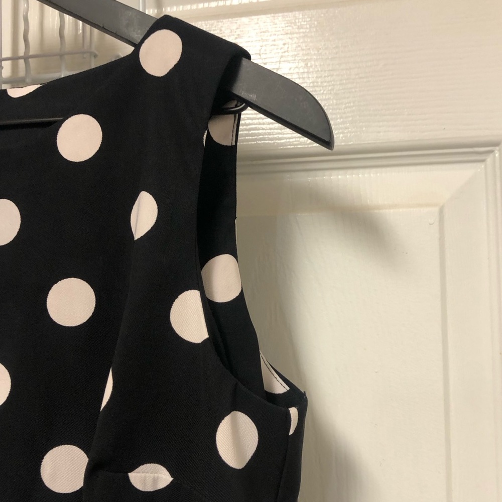 ALYX Limited Polka Dot Sleeveless Black Dress - Picture 3 of 11